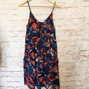 Express floral sleeveless shift dress